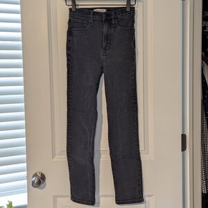 Madewell High Rise Black Perfect Vintage Jeans